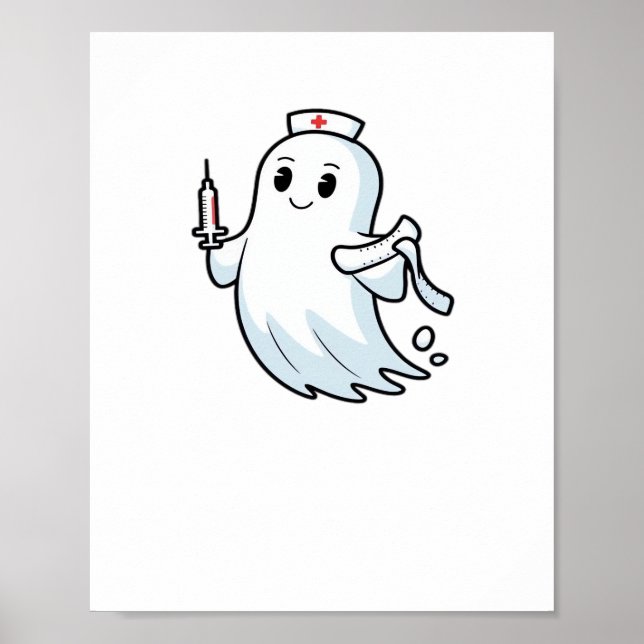 ghost nurse Classic T-Shirt_1 Poster (Front)
