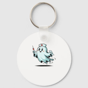 ghost nurse Classic T-Shirt_2 Key Ring