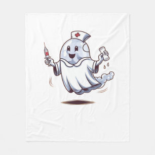 ghost nurse Classic T-Shirt Fleece Blanket