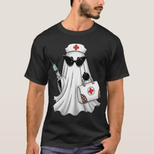 Ghost Nurse Halloween T-Shirt