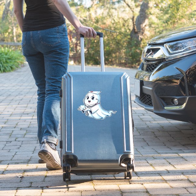 Ghost Nurse  Spookily Caring and Whimsically Haunt (Suitcase Insitu)