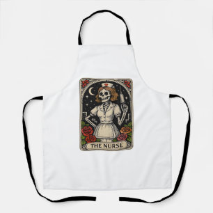 Ghost Nurse  Spookily Caring and Whimsically Haunt Apron