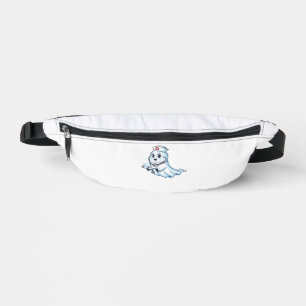 Ghost Nurse Spookily Caring and Whimsically Haunt Bum Bags