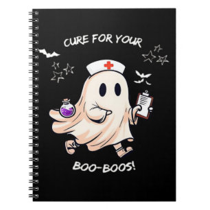 Ghost Nurse with Magical Potion – Cure for Your Bo Notebook