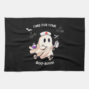 Ghost Nurse with Magical Potion – Cure for Your Bo Tea Towel