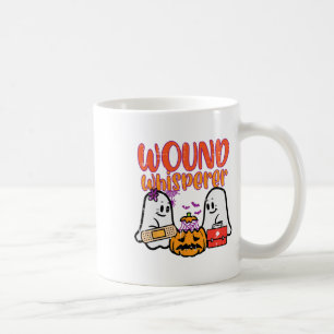 Ghost Nurse Wound Whisperer Halloween Nurse Fall S Coffee Mug