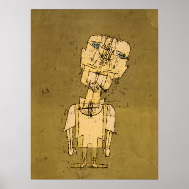 Ghost of a Genius by Paul Klee Poster (Front)