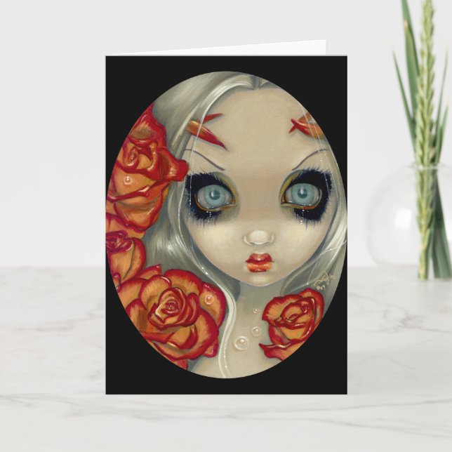 "Ghost of a Rose" Greeting Card (Front)
