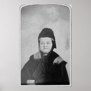 Ghost of Abraham Lincoln with Mary Lincoln 1869 Poster