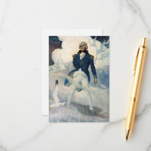 Ghost of Admiral Nelson by Newell Convers Wyeth Enclosure Card