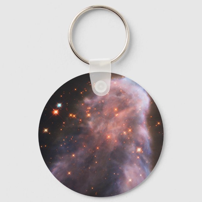 Ghost of Cassiopeia Nebula Key Ring (Front)