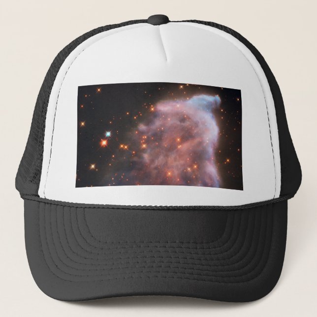 Ghost of Cassiopeia Nebula Trucker Hat (Front)