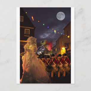 Ghost of Charles Dickens Past Postcard