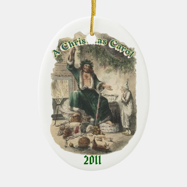 Ghost of Christmas Present Ceramic Ornament (Front)