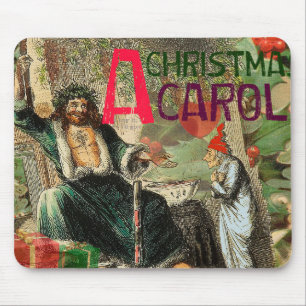 Ghost of Christmas Present Illustration Scrooge Mouse Pad