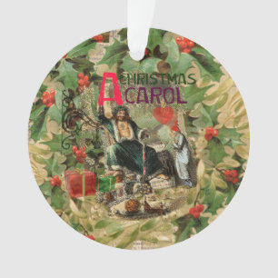 Ghost of Christmas Present Illustration Scrooge Ornament