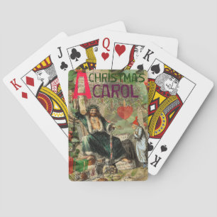 Ghost of Christmas Present Illustration Scrooge Playing Cards
