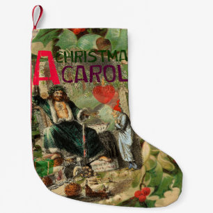Ghost of Christmas Present Illustration Scrooge Small Christmas Stocking