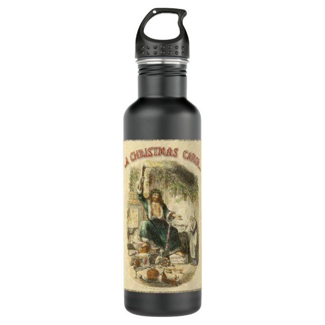 Ghost of Christmas Present Scrooge  710 Ml Water Bottle (Front)