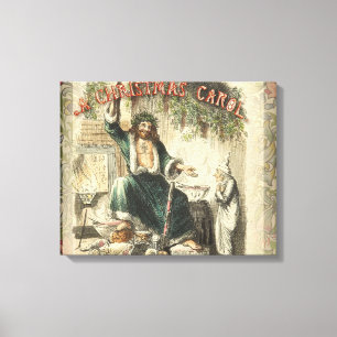 Ghost of Christmas Present Scrooge Canvas Print