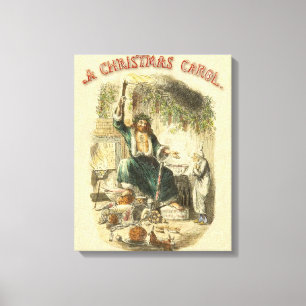 Ghost of Christmas Present Scrooge Canvas Print