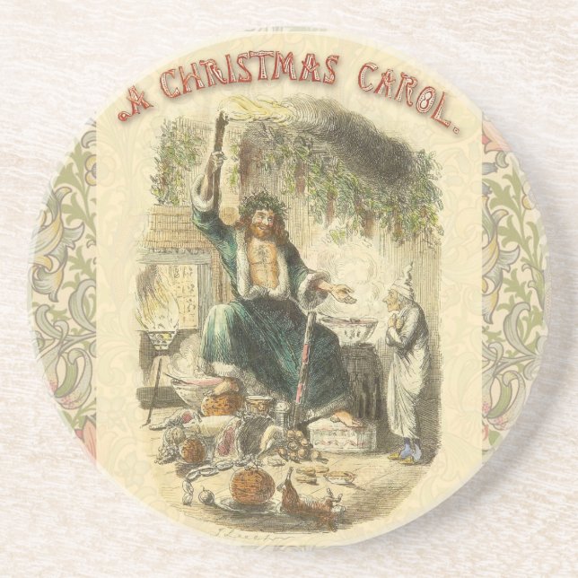 Ghost of Christmas Present Scrooge  Coaster (Front)