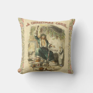Ghost of Christmas Present Scrooge  Cushion