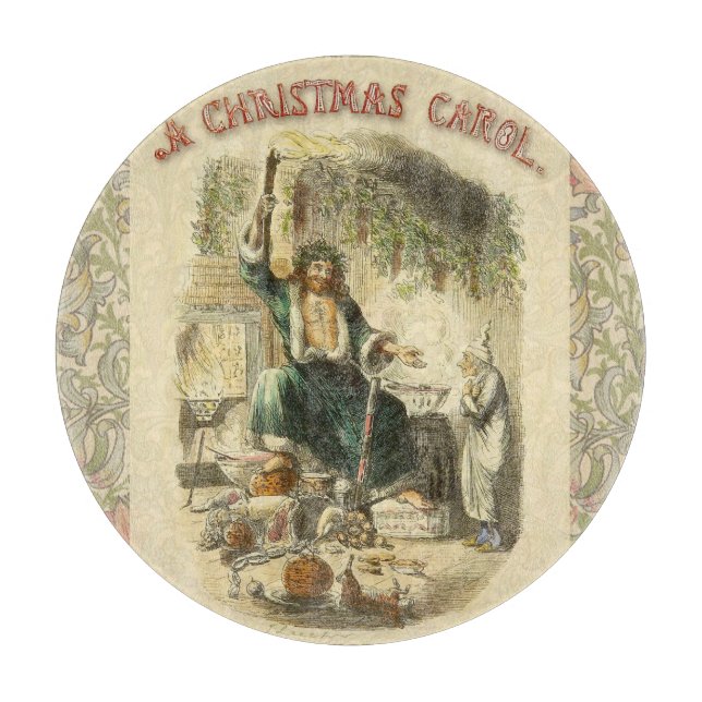 Ghost of Christmas Present Scrooge  Cutting Board (Front)