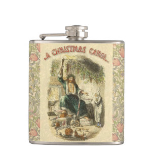 Ghost of Christmas Present Scrooge Hip Flask