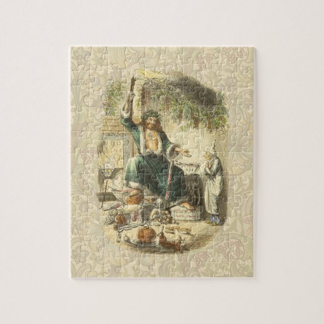 Ghost of Christmas Present Scrooge  Jigsaw Puzzle (Vertical)