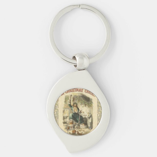 Ghost of Christmas Present Scrooge  Key Ring (Front)