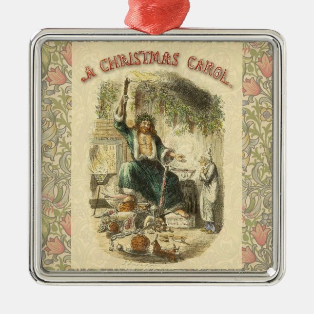 Ghost of Christmas Present Scrooge  Metal Ornament (Front)