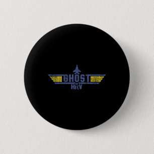 Ghost Of Kiev Ukrainian Pilot Ace Putin I Stand Wi 6 Cm Round Badge