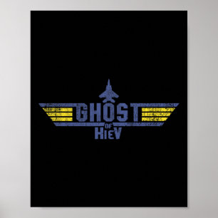 Ghost Of Kiev Ukrainian Pilot Ace Putin I Stand Wi Poster