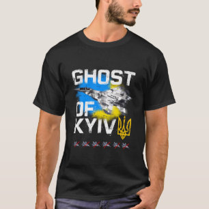 Ghost Of Kyiv Ukraine Fighter Jet T-Shirt