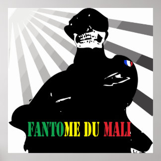 Ghost of Mali - french soldier in Mali Poster