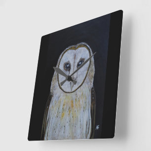 Ghost of the Night Painting by Alfred Fox Square Wall Clock