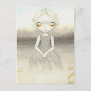 "Ghost of the Pumpkin Patch" Postcard