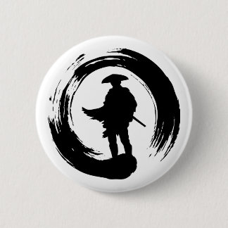 GHOST OF TSUSHIMA NINJA POSE LOGO 6 CM ROUND BADGE