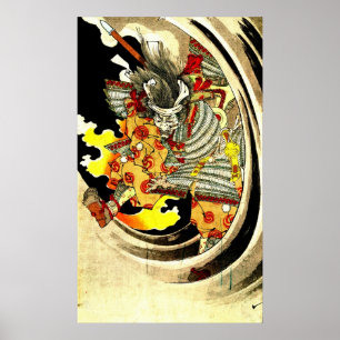 Ghost of Warrior Tomomori 1880 Poster
