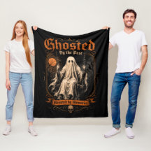 Ghost On Swing Haunted Halloween Blanket