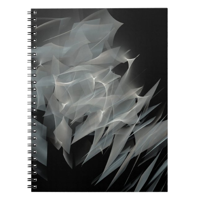 Ghost Papers Spiral Bound Notebook (Front)