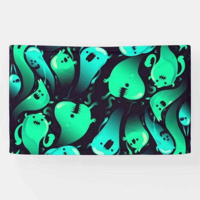 Ghost pattern banner (Horizontal)