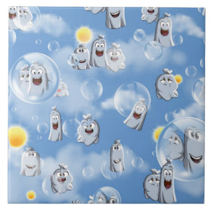 Ghost Pattern Ceramic Tile
