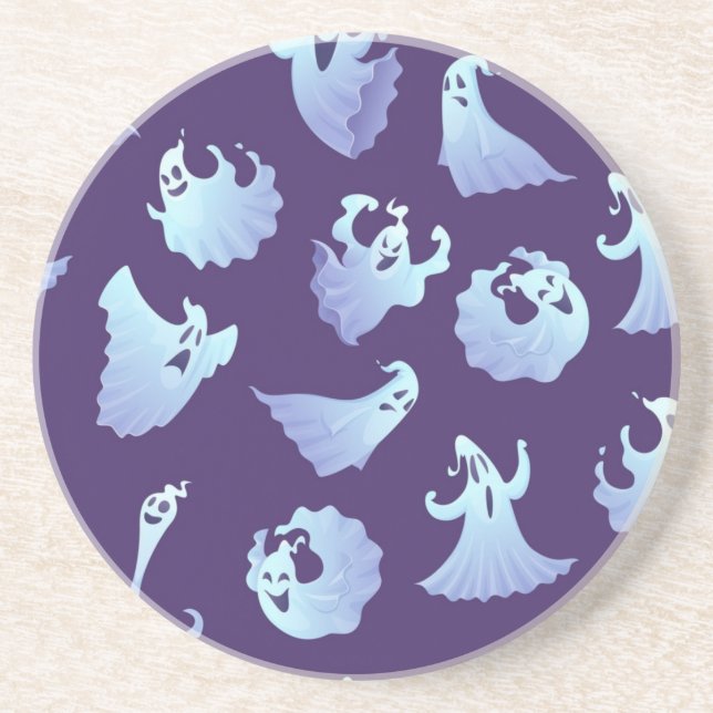 Ghost pattern coaster (Front)