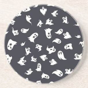 Ghost pattern coaster