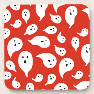 Ghost pattern coaster