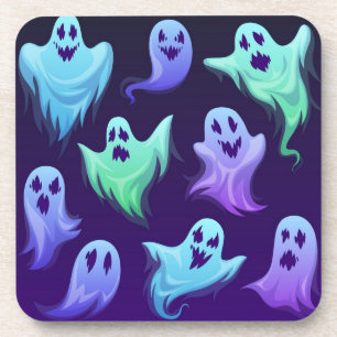Ghost pattern coaster