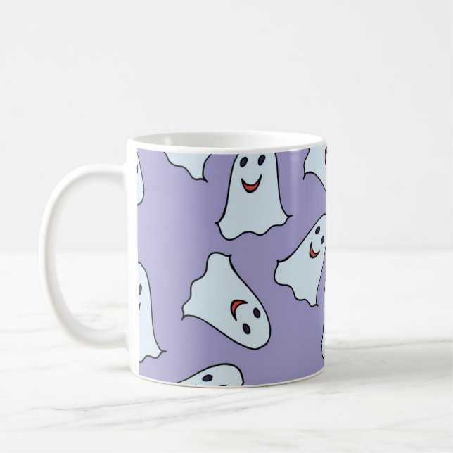 Ghost pattern coffee mug (Left)