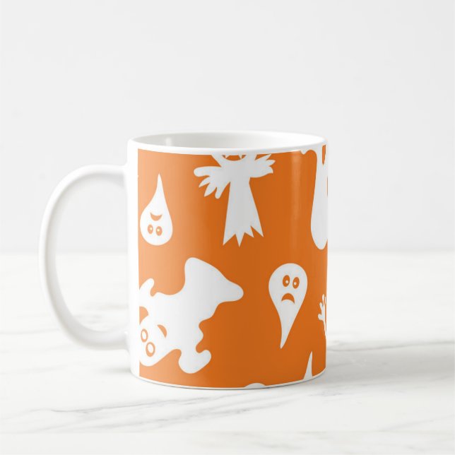 Ghost pattern coffee mug (Left)